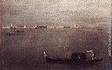 Guardi Paintings - Gondola by Francesco Guardi